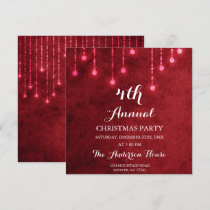 Invitación al partido Navidades anuales de Red Str
