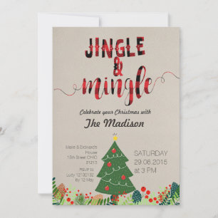 Invitación al partido Navidades Jingle y Mingle