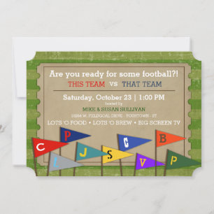 Invitación al partido Personalizado del Día del Fú