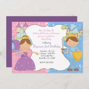 Invitación al Partido Real Princesa y Príncipe Cas
