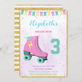 Invitación al patinaje sobre ruedas