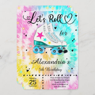 Invitación al patinaje sobre ruedas
