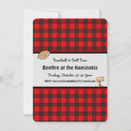 Invitación al Personalizable de la hoguera de la f