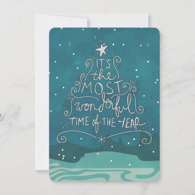 Invitación al Personalizable de tiempo más maravil (Anverso)