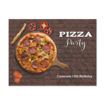 Invitación al Personalizable Fiesta Pizza