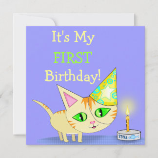 Invitación al Personalizado del pastel de cumpleañ