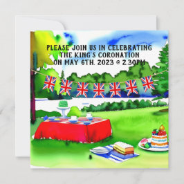 Invitación al picnic del Rey Carlos III de Coronac