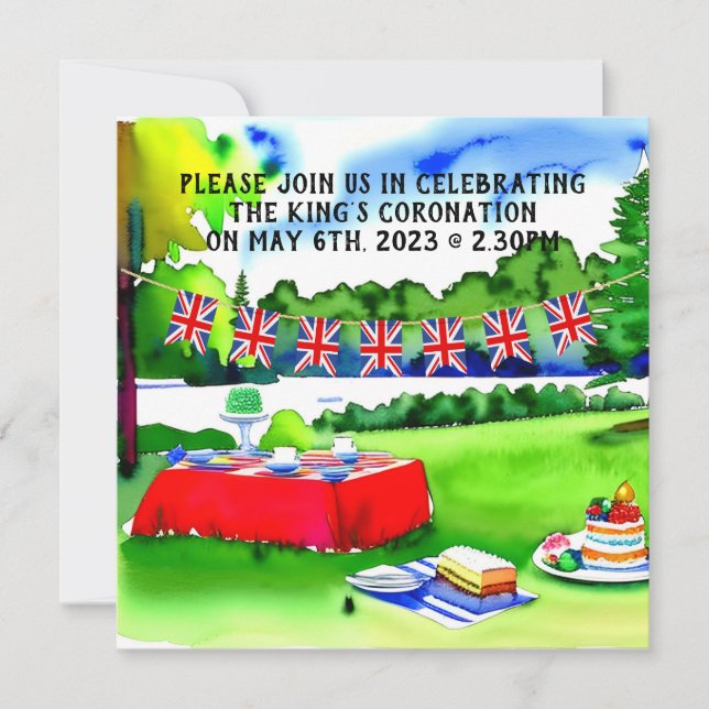 Invitación al picnic del Rey Carlos III de Coronac (Anverso)