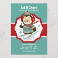 Invitación al pingüino al esquí