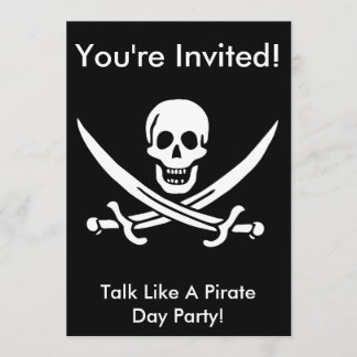 Invitación al pirata Jack Rackham
