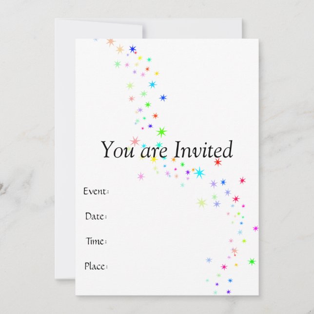 Invitación al polvo de hadas (Anverso)