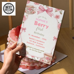 Invitación al primer cumpleaños de Berry