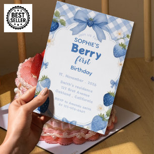 Invitación al primer cumpleaños de Berry