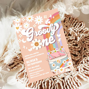 Invitación al Primer Cumpleaños de Groovy One