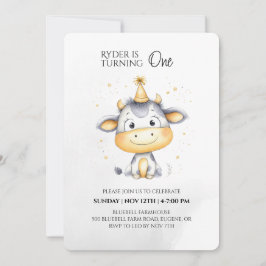Invitación al primer cumpleaños de los animales de