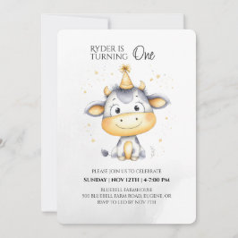 Invitación al primer cumpleaños de los animales de