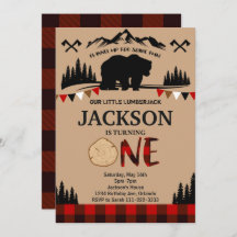 Invitación al primer cumpleaños de los niños de Lu