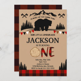 Invitación al primer cumpleaños de los niños de Lu