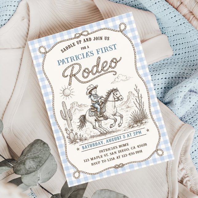 Invitación al primer cumpleaños de Rodeo de Vaquer (Subido por el creador)
