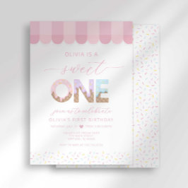 Invitación al Primer Cumpleaños de Sweet One Helad