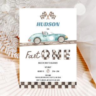 Invitación al Primer Cumpleaños de un Coche de Car