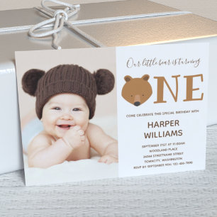 Invitación al primer cumpleaños del animal de la f