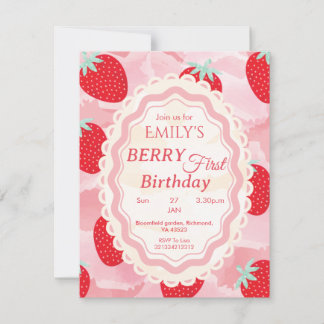 Invitación al Primer Cumpleaños del Bebé