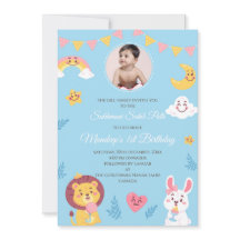 Invitación al primer cumpleaños del camino Digital