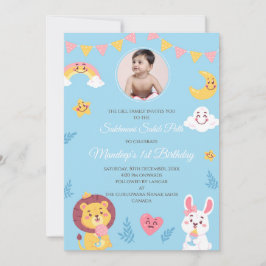 Invitación al primer cumpleaños del camino Digital