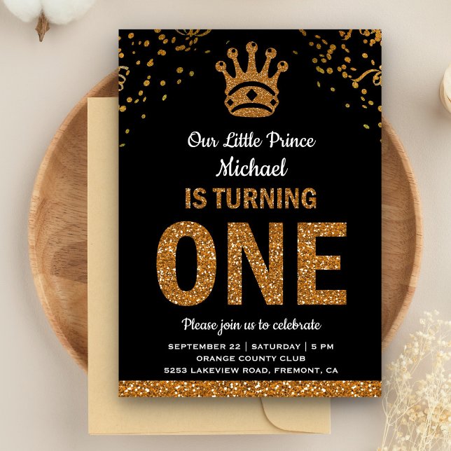 Invitación al primer cumpleaños del Príncipe Real  (Subido por el creador)