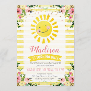 Invitación al primer cumpleaños del sol, cumpleaño