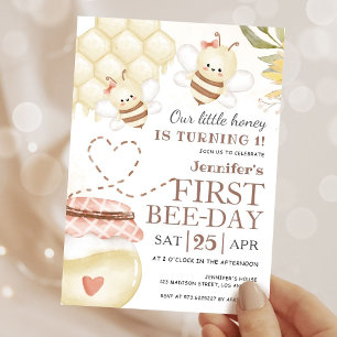 Invitación al primer día de la abeja mielera Bee-D