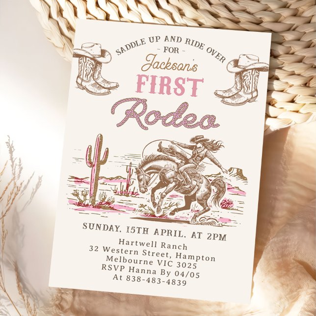 Invitación al primer rodeo de vaquero occidental v (Subido por el creador)