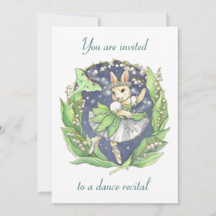 invitación al recital de baile