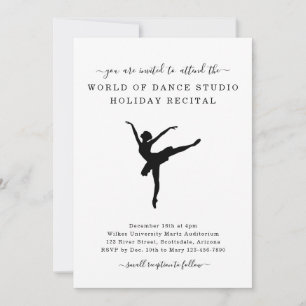 Invitación al Recital de Ballet del Estudio de Dan