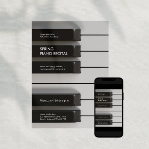 Invitación al Recital de la Academia de Música de 
