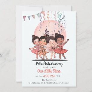 Invitación al Recital de Tiny Dancers – Estudio Pe
