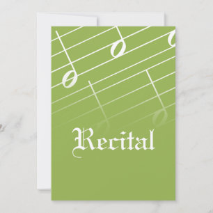 Invitación al Recital Musical
