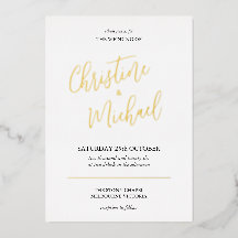 Invitación al Relieve metalizado