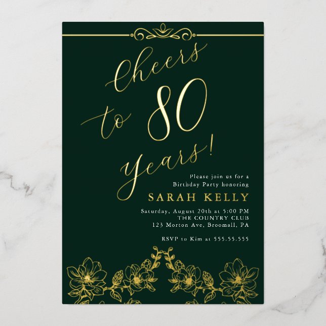 Invitación al Relieve metalizado (Anverso)