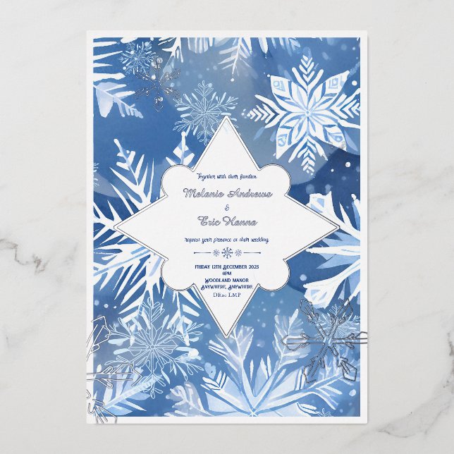 Invitación al Relieve metalizado (Anverso)