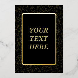 Invitación al Relieve metalizado