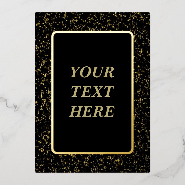 Invitación al Relieve metalizado (Anverso)