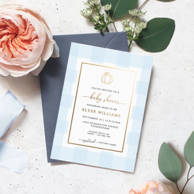 Invitación al Relieve metalizado Baby Shower de Pu (Subido por el creador)
