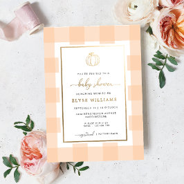Invitación al Relieve metalizado Baby Shower de Pu