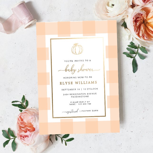 Invitación al Relieve metalizado Baby Shower de Pu (Subido por el creador)