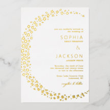 Invitación al Relieve metalizado Boda blanco de la