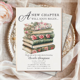 Invitación al Relieve metalizado de Baby Shower co