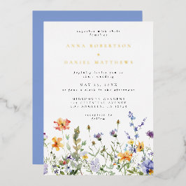 Invitación al Relieve metalizado de Boda en el Jar