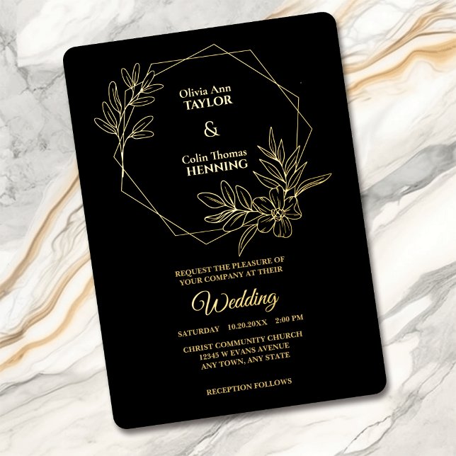 Invitación al Relieve metalizado de Boda fotográfi (Subido por el creador)
